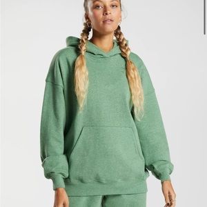 Gym Shark green hoodie